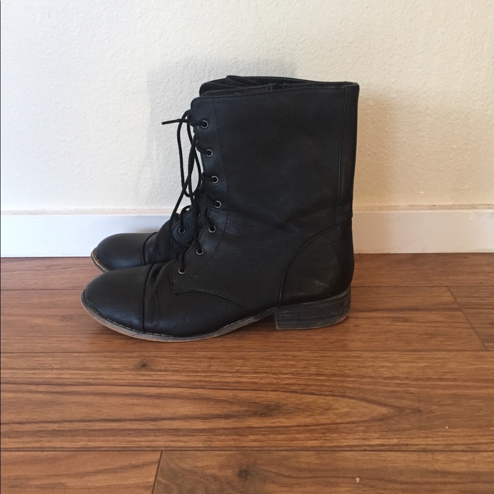 Black Combat Boots